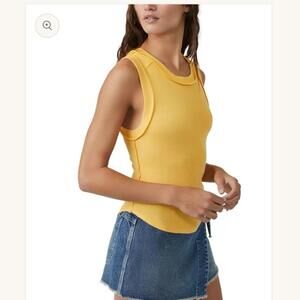 We The Free/Free People Kate Tee Tank Top Size Medium